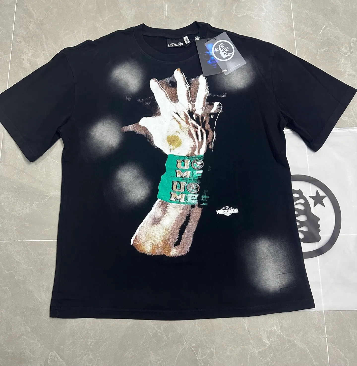 833# ｜ P62 Hellstar T （fabric):32 250 Sizes（size）：S-M- L- X L （colour）： Black